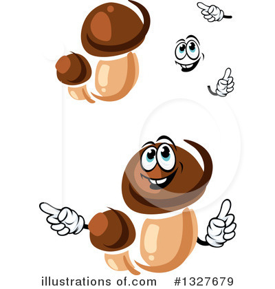 Royalty-Free (RF) Mushroom Clipart Illustration by Vector Tradition SM - Stock Sample #1327679