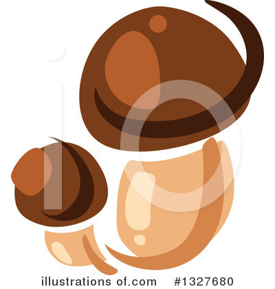 Royalty-Free (RF) Mushroom Clipart Illustration by Vector Tradition SM - Stock Sample #1327680