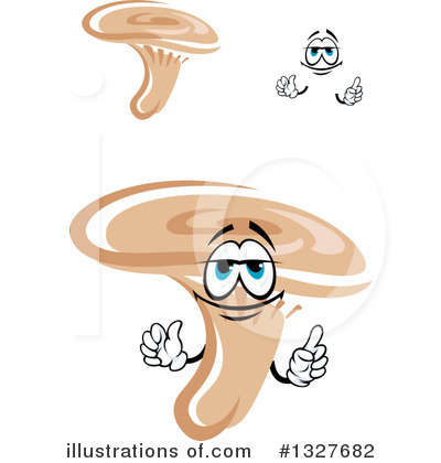 Royalty-Free (RF) Mushroom Clipart Illustration by Vector Tradition SM - Stock Sample #1327682