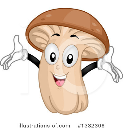Mushrooms Clipart #1332306 by BNP Design Studio