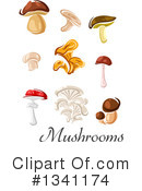 Mushroom Clipart #1341174 by Vector Tradition SM