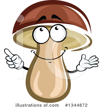 Royalty-Free (RF) Mushroom Clipart Illustration by Vector Tradition SM - Stock Sample #1344872