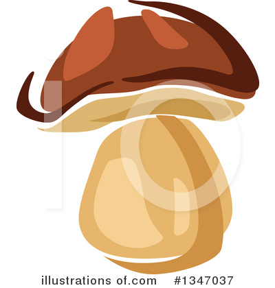 Royalty-Free (RF) Mushroom Clipart Illustration by Vector Tradition SM - Stock Sample #1347037