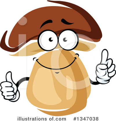 Royalty-Free (RF) Mushroom Clipart Illustration by Vector Tradition SM - Stock Sample #1347038