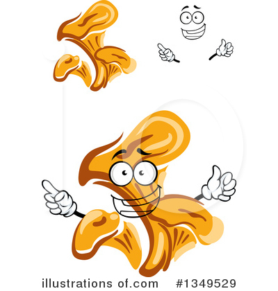 Royalty-Free (RF) Mushroom Clipart Illustration by Vector Tradition SM - Stock Sample #1349529