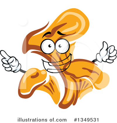 Royalty-Free (RF) Mushroom Clipart Illustration by Vector Tradition SM - Stock Sample #1349531