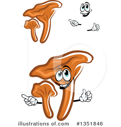 Royalty-Free (RF) Mushroom Clipart Illustration by Vector Tradition SM - Stock Sample #1351846