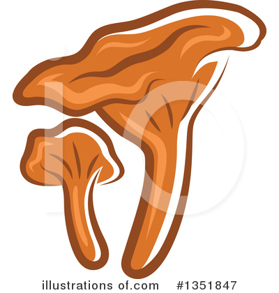 Royalty-Free (RF) Mushroom Clipart Illustration by Vector Tradition SM - Stock Sample #1351847