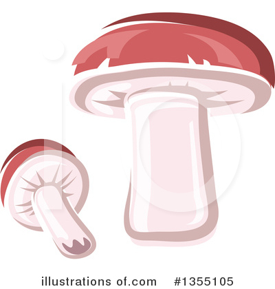 Royalty-Free (RF) Mushroom Clipart Illustration by Vector Tradition SM - Stock Sample #1355105