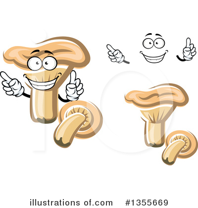 Royalty-Free (RF) Mushroom Clipart Illustration by Vector Tradition SM - Stock Sample #1355669