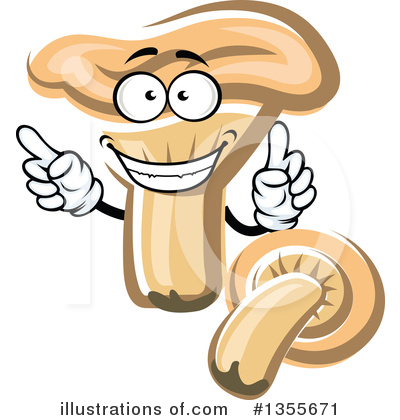 Royalty-Free (RF) Mushroom Clipart Illustration by Vector Tradition SM - Stock Sample #1355671