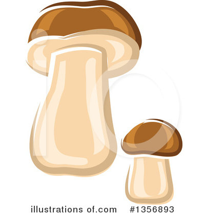 Royalty-Free (RF) Mushroom Clipart Illustration by Vector Tradition SM - Stock Sample #1356893