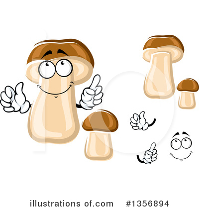 Royalty-Free (RF) Mushroom Clipart Illustration by Vector Tradition SM - Stock Sample #1356894