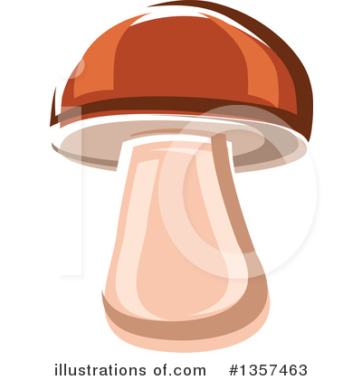 Royalty-Free (RF) Mushroom Clipart Illustration by Vector Tradition SM - Stock Sample #1357463