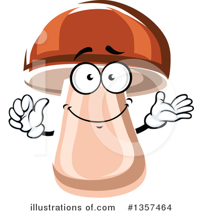 Royalty-Free (RF) Mushroom Clipart Illustration by Vector Tradition SM - Stock Sample #1357464