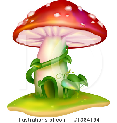 Royalty-Free (RF) Mushroom Clipart Illustration by BNP Design Studio - Stock Sample #1384164