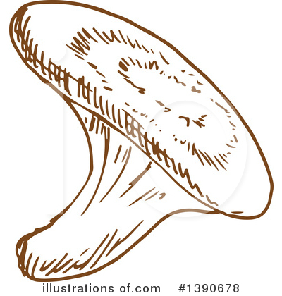 Royalty-Free (RF) Mushroom Clipart Illustration by Vector Tradition SM - Stock Sample #1390678