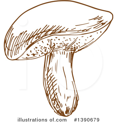 Royalty-Free (RF) Mushroom Clipart Illustration by Vector Tradition SM - Stock Sample #1390679