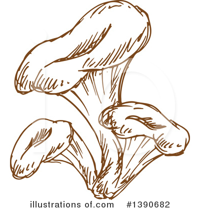 Royalty-Free (RF) Mushroom Clipart Illustration by Vector Tradition SM - Stock Sample #1390682