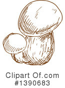 Mushroom Clipart #1390683 by Vector Tradition SM