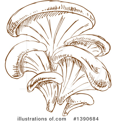 Royalty-Free (RF) Mushroom Clipart Illustration by Vector Tradition SM - Stock Sample #1390684