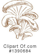 Mushroom Clipart #1390684 by Vector Tradition SM
