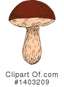 Mushroom Clipart #1403209 by Vector Tradition SM