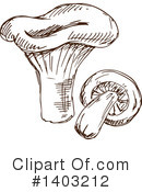 Mushroom Clipart #1403212 by Vector Tradition SM