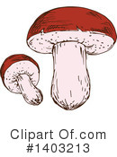 Mushroom Clipart #1403213 by Vector Tradition SM