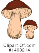 Mushroom Clipart #1403214 by Vector Tradition SM