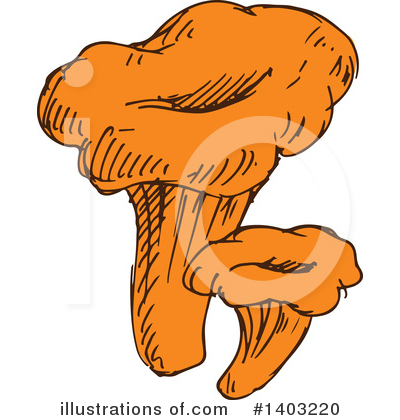 Royalty-Free (RF) Mushroom Clipart Illustration by Vector Tradition SM - Stock Sample #1403220