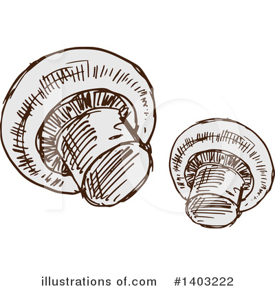 Royalty-Free (RF) Mushroom Clipart Illustration by Vector Tradition SM - Stock Sample #1403222