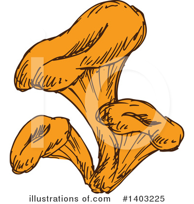 Royalty-Free (RF) Mushroom Clipart Illustration by Vector Tradition SM - Stock Sample #1403225