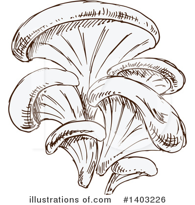 Royalty-Free (RF) Mushroom Clipart Illustration by Vector Tradition SM - Stock Sample #1403226