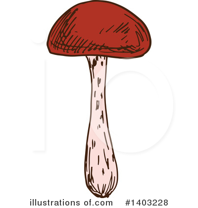 Royalty-Free (RF) Mushroom Clipart Illustration by Vector Tradition SM - Stock Sample #1403228