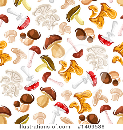 Royalty-Free (RF) Mushroom Clipart Illustration by Vector Tradition SM - Stock Sample #1409536