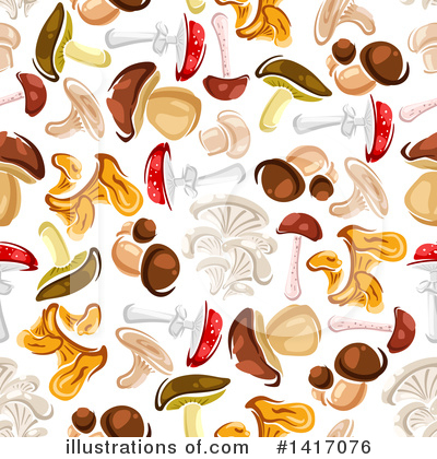 Royalty-Free (RF) Mushroom Clipart Illustration by Vector Tradition SM - Stock Sample #1417076