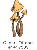Mushroom Clipart #1417539 by Vector Tradition SM