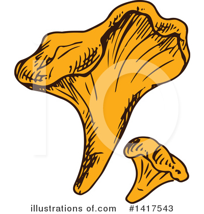 Royalty-Free (RF) Mushroom Clipart Illustration by Vector Tradition SM - Stock Sample #1417543