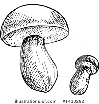 Royalty-Free (RF) Mushroom Clipart Illustration by Vector Tradition SM - Stock Sample #1433292