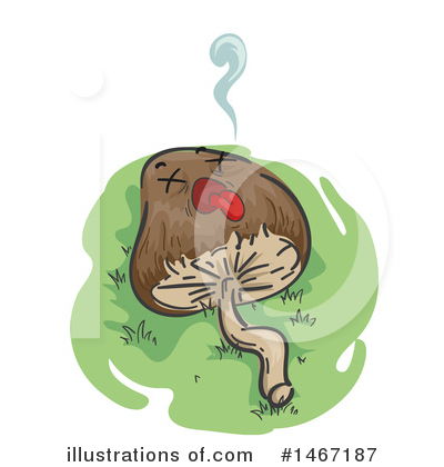 Royalty-Free (RF) Mushroom Clipart Illustration by BNP Design Studio - Stock Sample #1467187