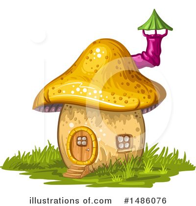 Royalty-Free (RF) Mushroom Clipart Illustration by merlinul - Stock Sample #1486076