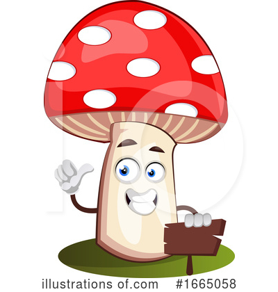 Royalty-Free (RF) Mushroom Clipart Illustration by Morphart Creations - Stock Sample #1665058