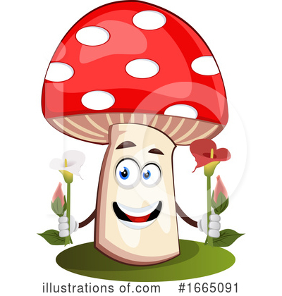 Royalty-Free (RF) Mushroom Clipart Illustration by Morphart Creations - Stock Sample #1665091