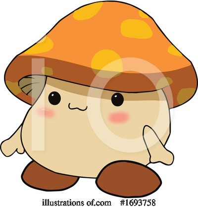 Royalty-Free (RF) Mushroom Clipart Illustration by mayawizard101 - Stock Sample #1693758