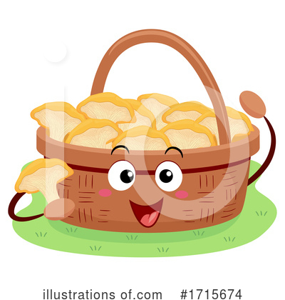 Royalty-Free (RF) Mushroom Clipart Illustration by BNP Design Studio - Stock Sample #1715674