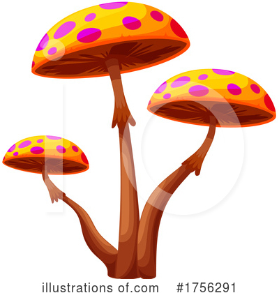 Royalty-Free (RF) Mushroom Clipart Illustration by Vector Tradition SM - Stock Sample #1756291