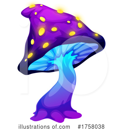 Mushrooms Clipart #1758038 by Vector Tradition SM