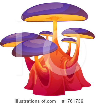 Royalty-Free (RF) Mushroom Clipart Illustration by Vector Tradition SM - Stock Sample #1761739