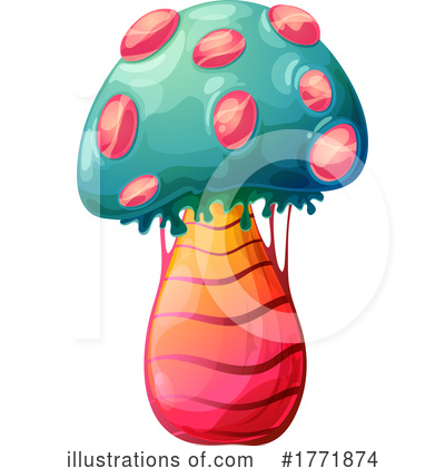 Royalty-Free (RF) Mushroom Clipart Illustration by Vector Tradition SM - Stock Sample #1771874